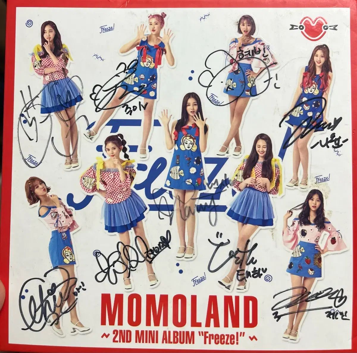 GFRIEND トップ Album 'Snowflake' ヨジャチング Signed GFRIEND Album