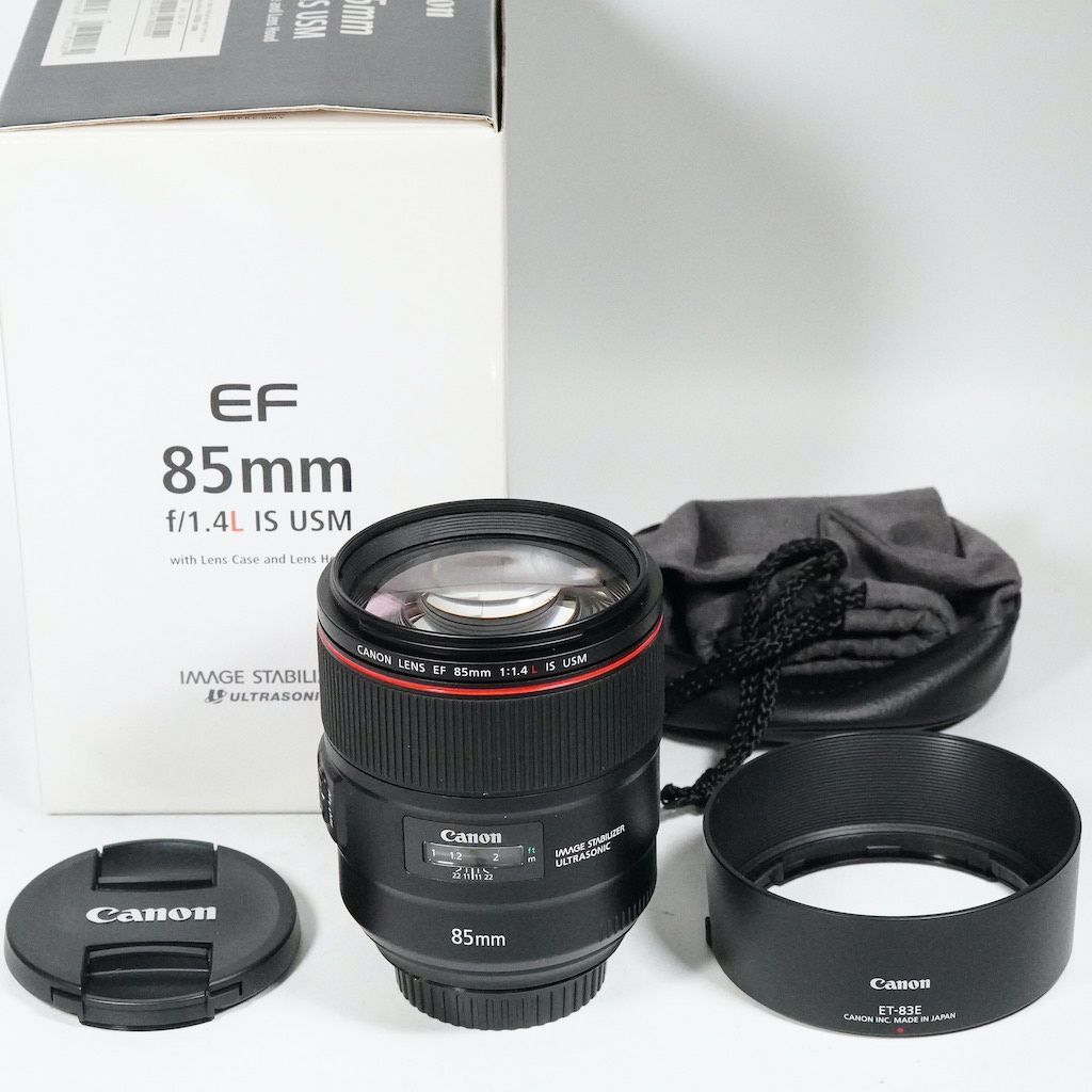 Canon キヤノン EF 85 mm F 1.4 L IS USM 元箱 返金保証 2485