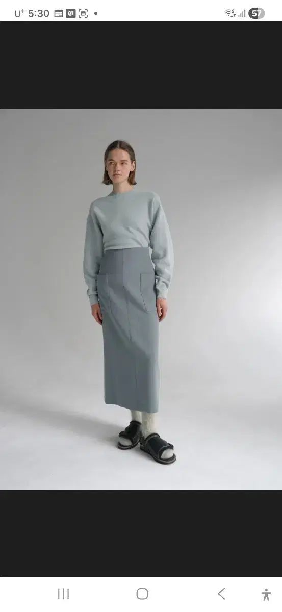 オーラリー ウール スカート AURALEE