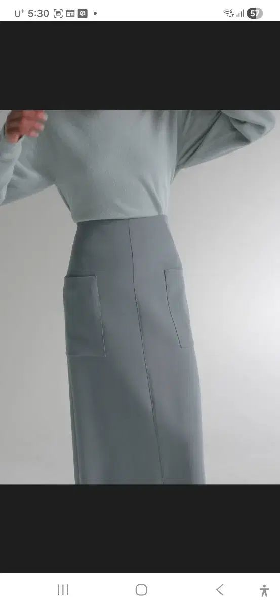 オーラリー ウール スカート AURALEE