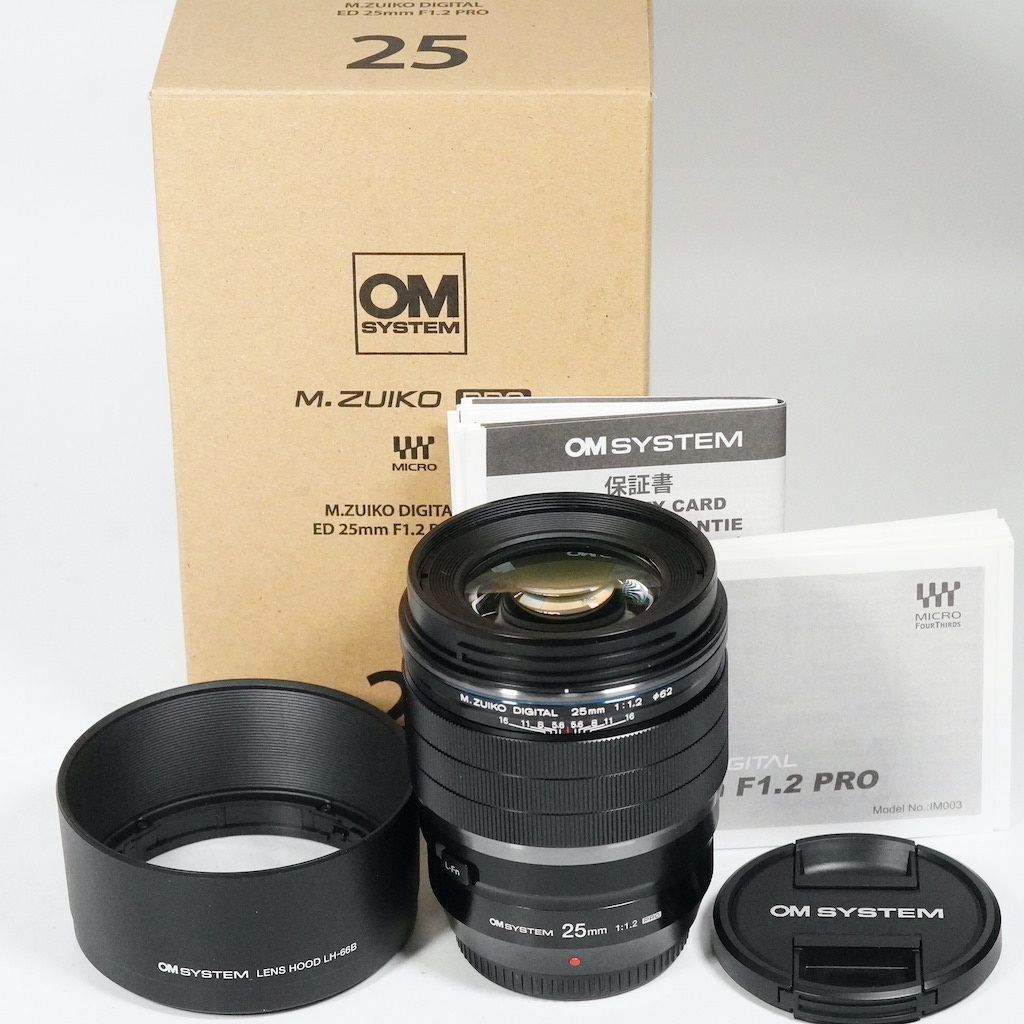 OLYMPUS オリンパス M.ZUIKO DIGITAL ED 25 mm F 1.2 PRO 元箱 2486