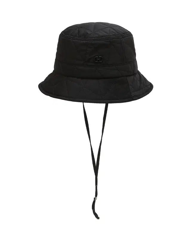 HAZZYS へジス ゴルフ レディース キルティング バケットハット ブラック 56