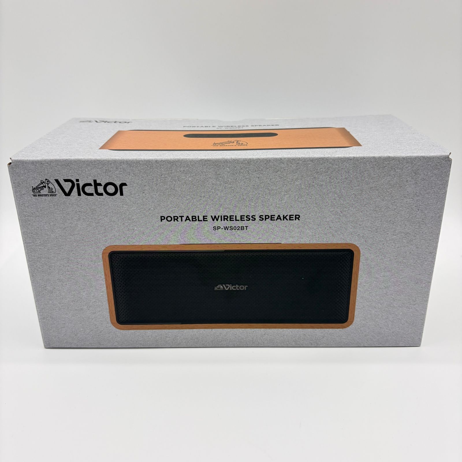 Victor ビクター ポータブル ステレオ ワイヤレススピーカー SP WS 02 BT l ワイヤレス スピーカー コンパクト WOOD ウッドボディ 天然木 スマホ スマートフォン バッテリー内蔵 ビクターオーディオ Bluetooth 5 3
