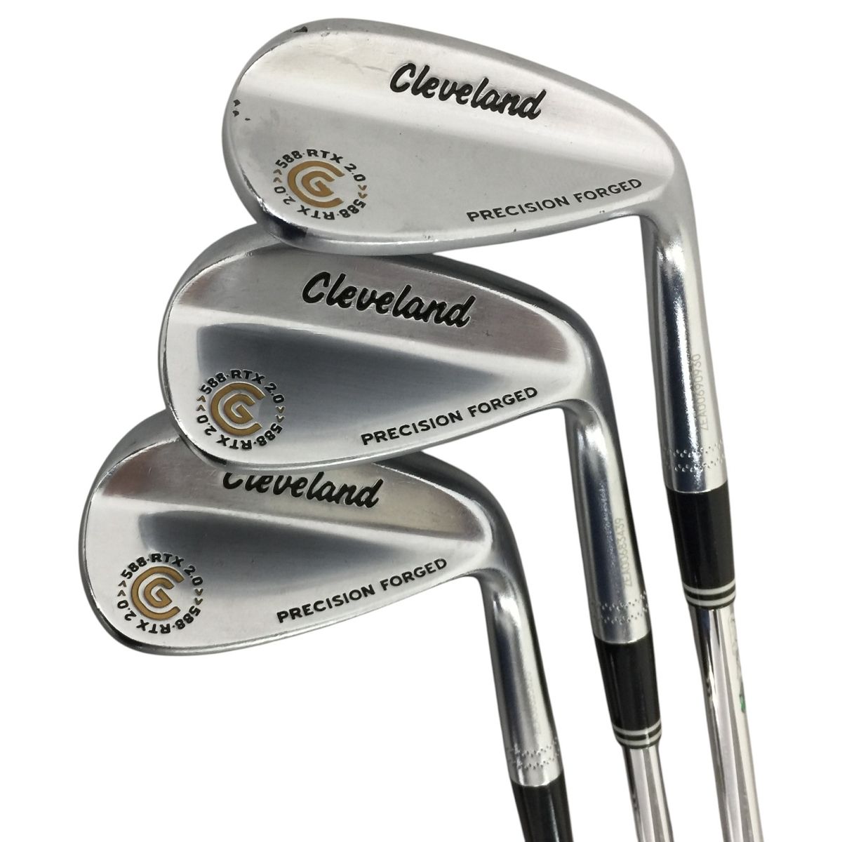 Cleveland 588 RTX 2 0 FORGED TRUE TEMPER 50 54 58 ウェッジ 3本セット ゴルフ 趣味