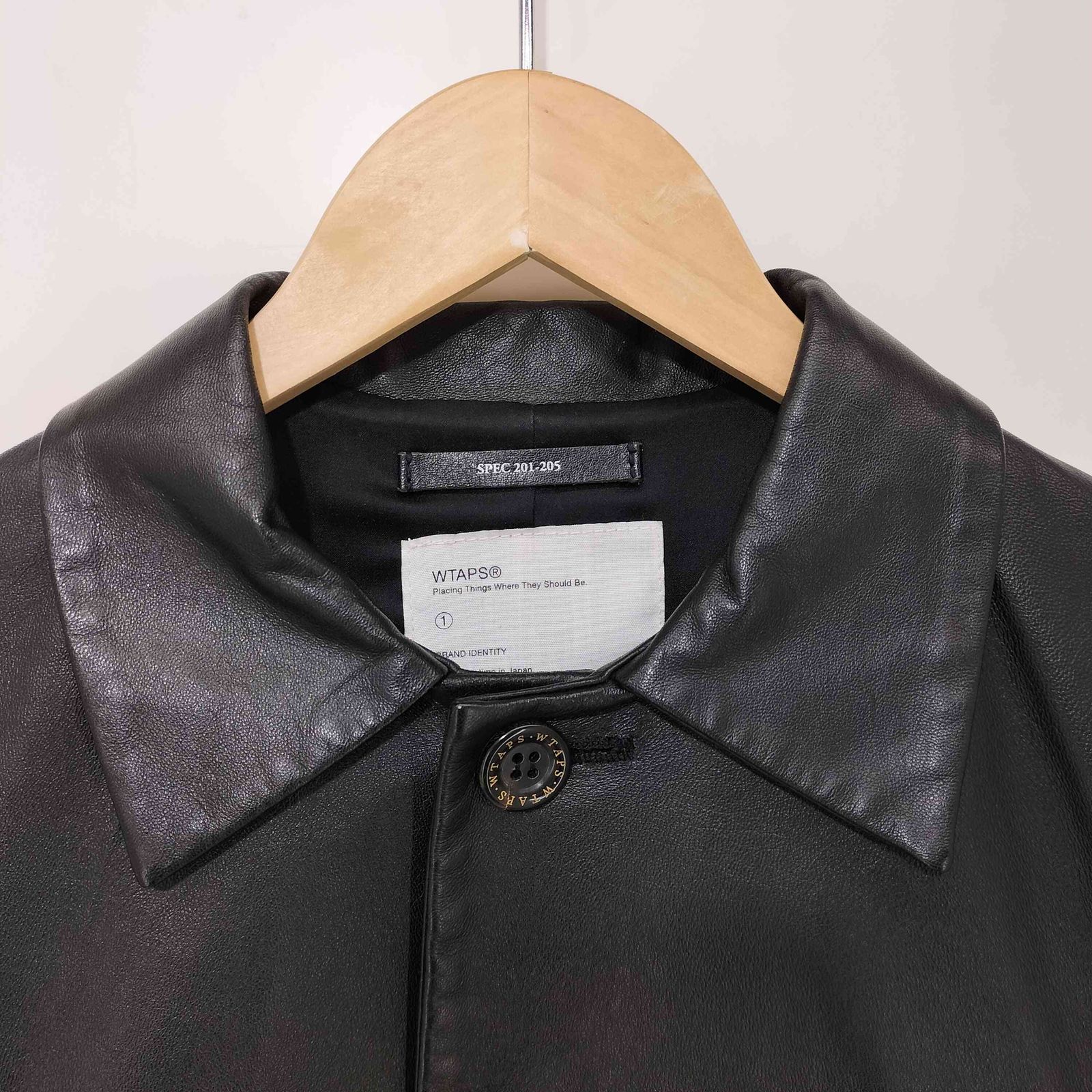 wtaps ホースハイドレザー カーコート ダブルタップス定価21万 村上淳