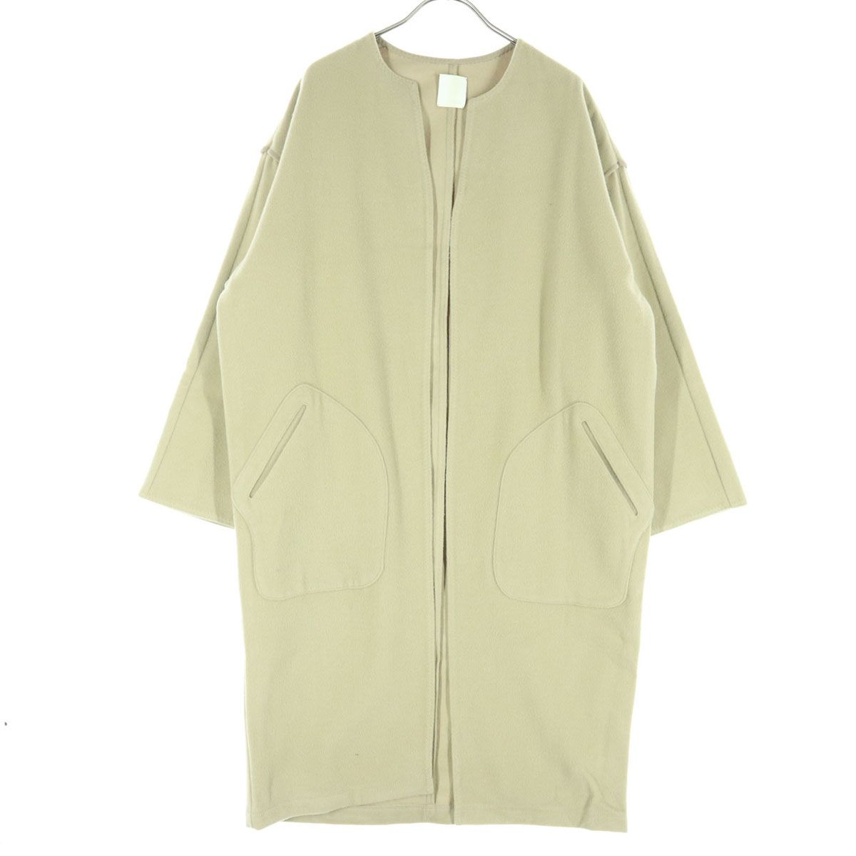 So 1:1（ソウワンバイワン）ロングコート So 1:1 ソウワンバイワン 日本製 長袖 ガウンコート F ベージュ