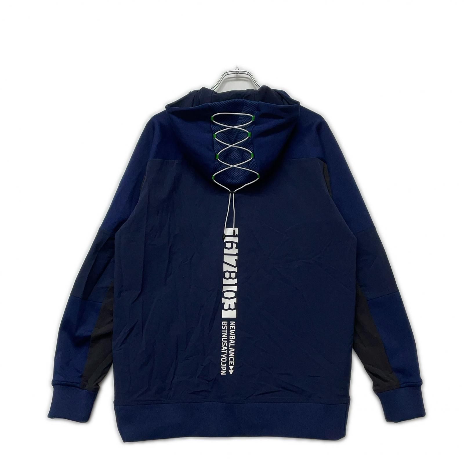 新品未使用タグ付きにニューバランスゴルフパーカー 中古 メンズ ニューバランスゴルフ New Balance golf パーカー 5(L) 紺