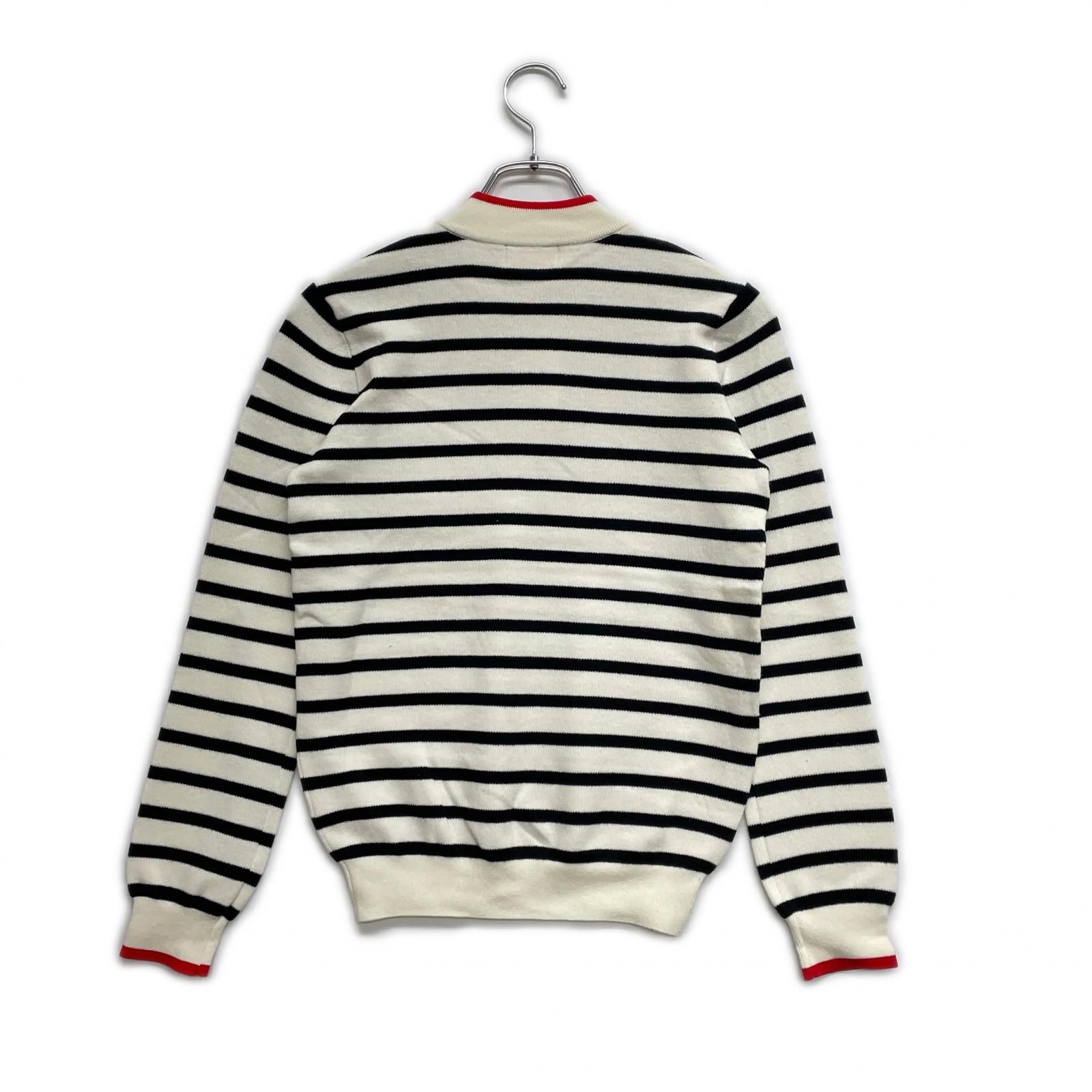 レディース アルチビオ archivio セーター 36 S 白×黒 ボーダー