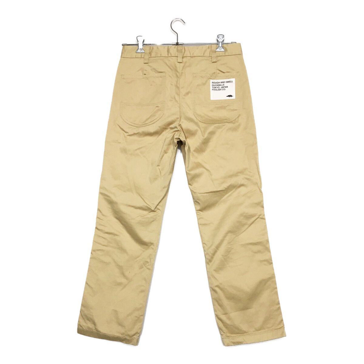 メンズ ラフ＆スウェル rough-swell パンツ M ベージュ