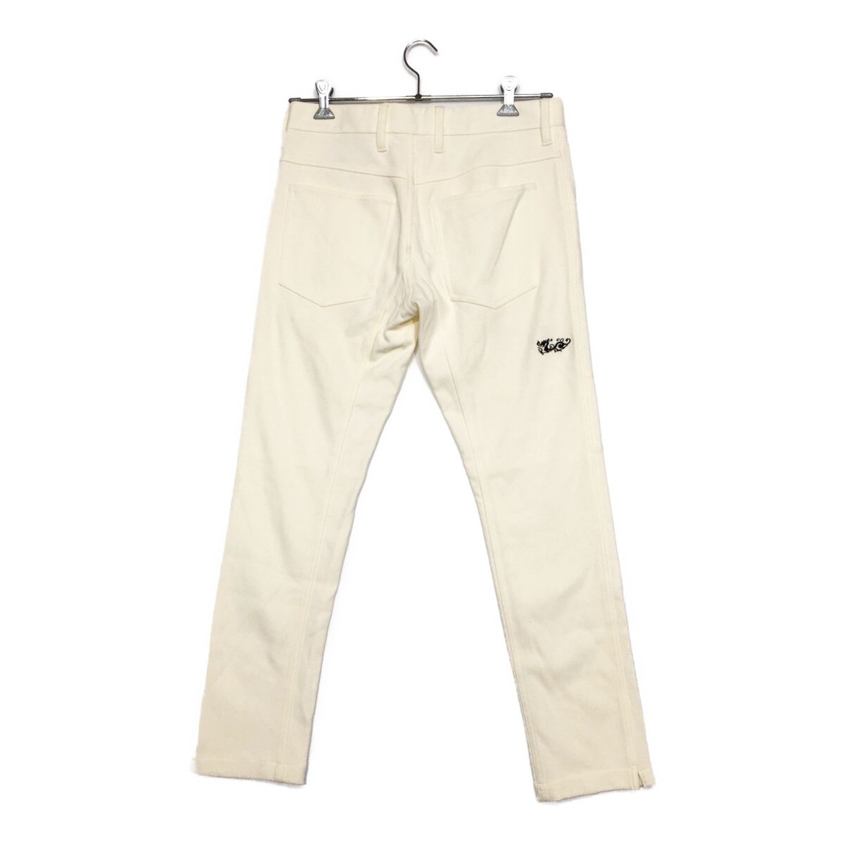 メンズ ダンスウィズドラゴン DANCE WITH DRAGON パンツ 2 M ホワイト 裏微起毛