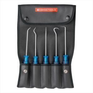 PBスイスツールズ社 7685 SET ピックツール5本セット ロールケース付 パックナシ