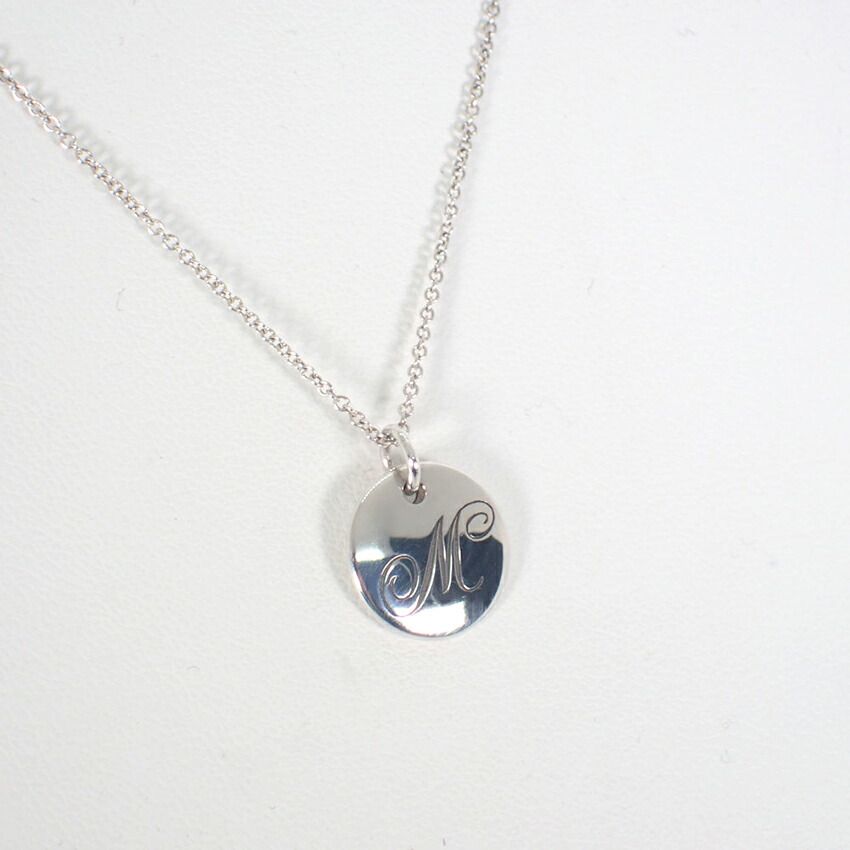 ティファニー　イニシャルブローチ　M ラージ925 ティファニー イニシャルM ブローチ ラージ 925