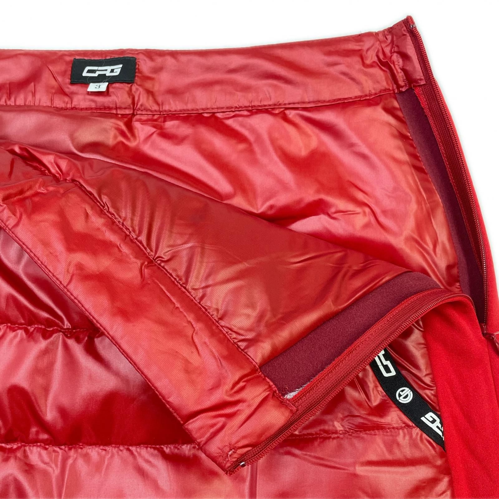 中古 レディース シーピージーゴルフ CPG GOLF スカート 3(L) 赤