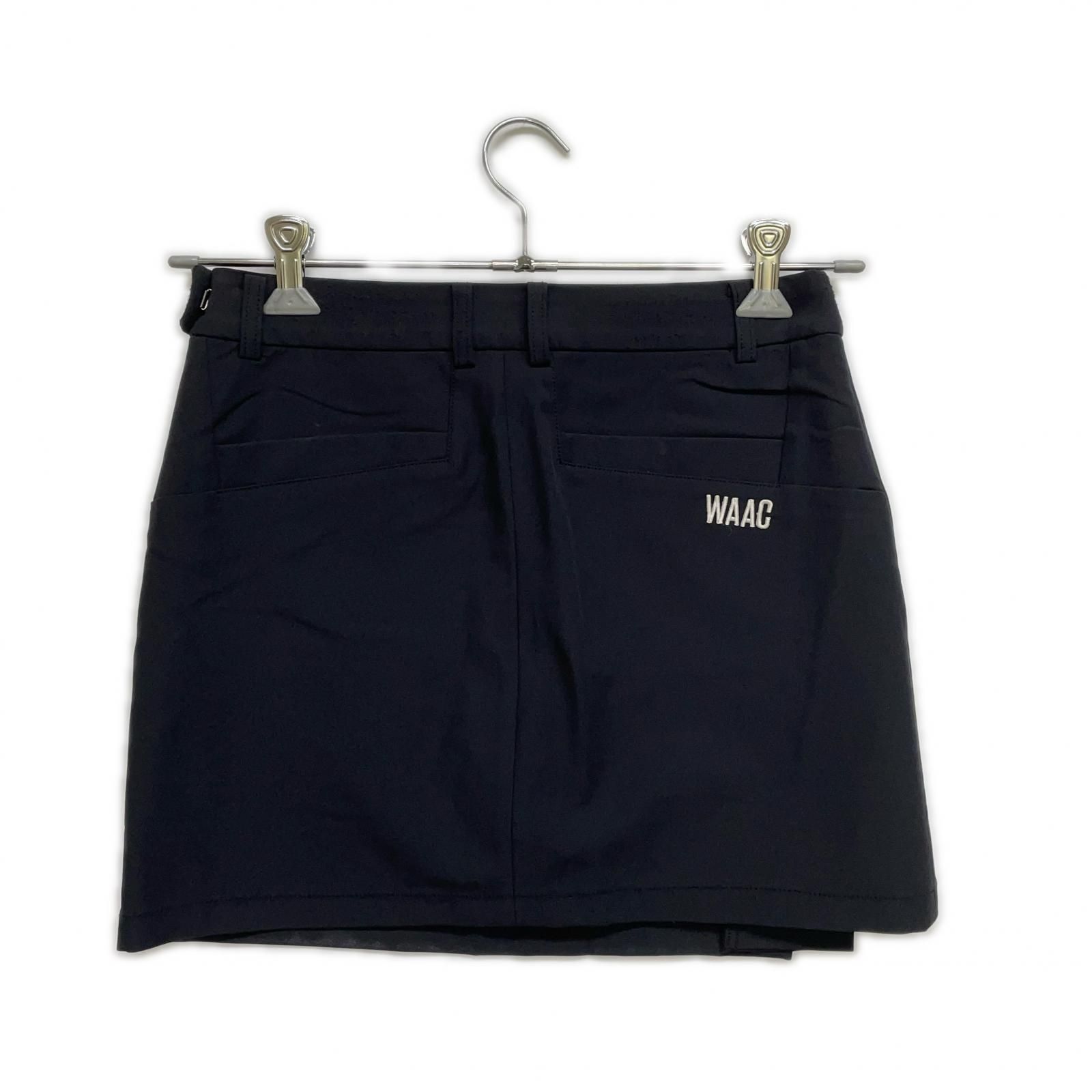 WAAC スカート インナーパンツ付き 中古 レディース ワック WAAC スカート 2(M) 黒 ブラック 一体型