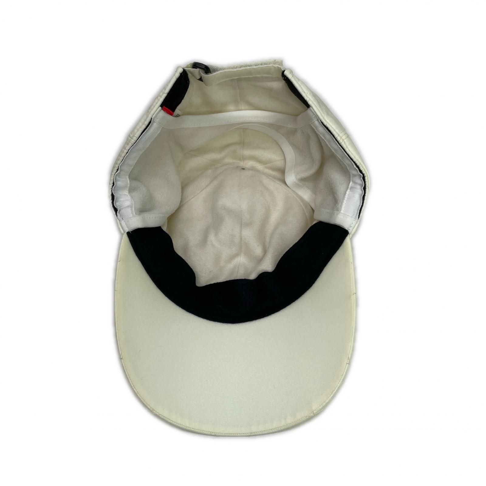 中古 アルチビオ archivio キャップ 白 ホワイト 中綿入り 耳当て付き