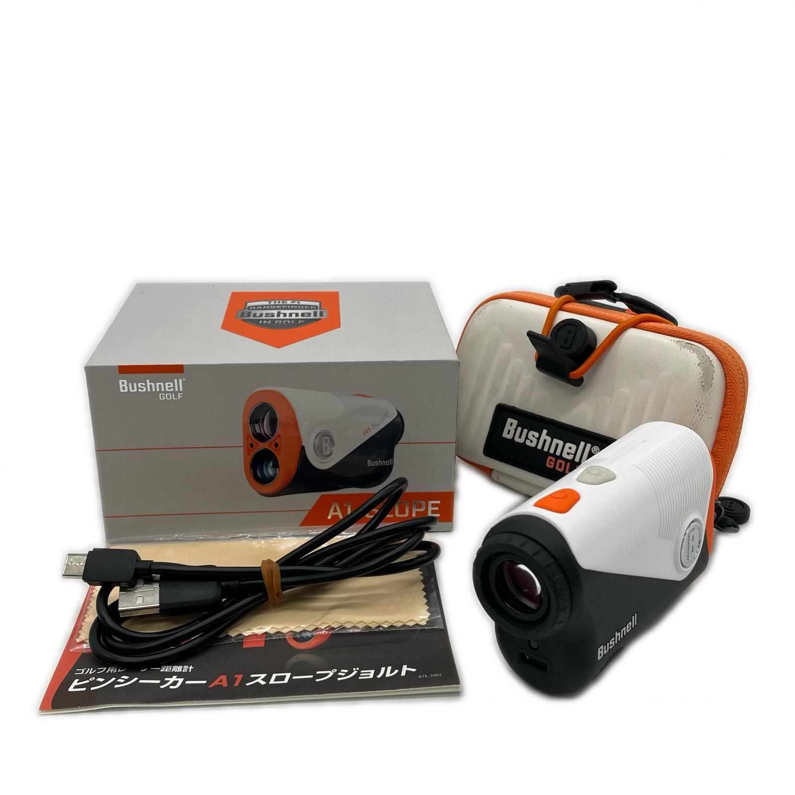 ブッシュネル Bushnell レーザー測定器 白 黒 A 1 スロープジョルト 距離計 ピンシーカー 小型 軽量 コンパクト