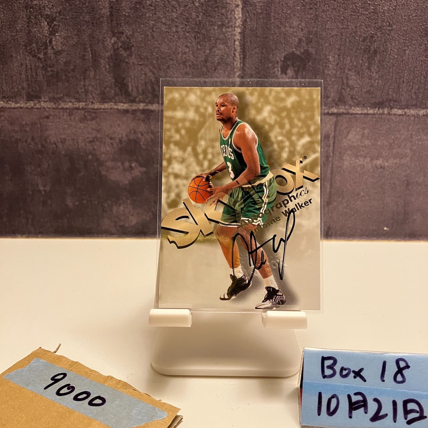 1997-98 SkyBox Autographics Antoine Walker 直筆サインカード BOSTON CELTICS カード