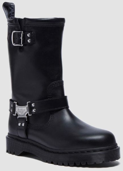 ドクターマーチン ウィメンズ HI リガー ブーツ BLK 22 cm 23 24