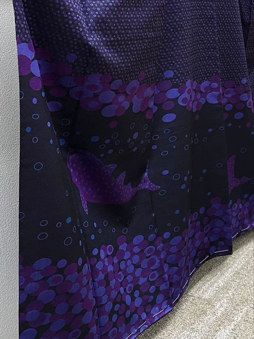 経錦袷訪問着 海の世界