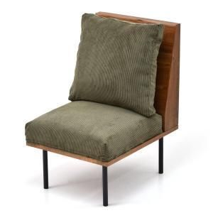 B Bファニシング infinite 一人掛けソファー コーデュロイグリーン 2192919