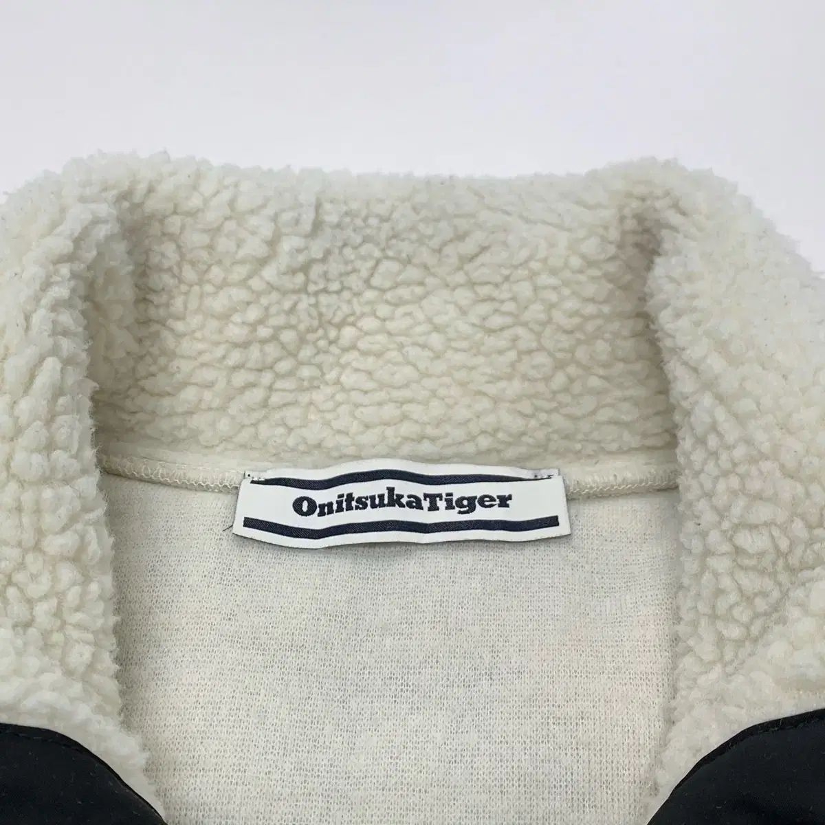 オニツカタイガー ハーフジップアップ シープスキン フリース (L