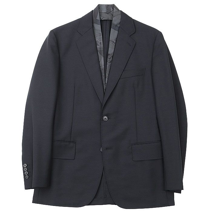 HERMES エルメス テーラードジャケット 2B ウール × モヘア