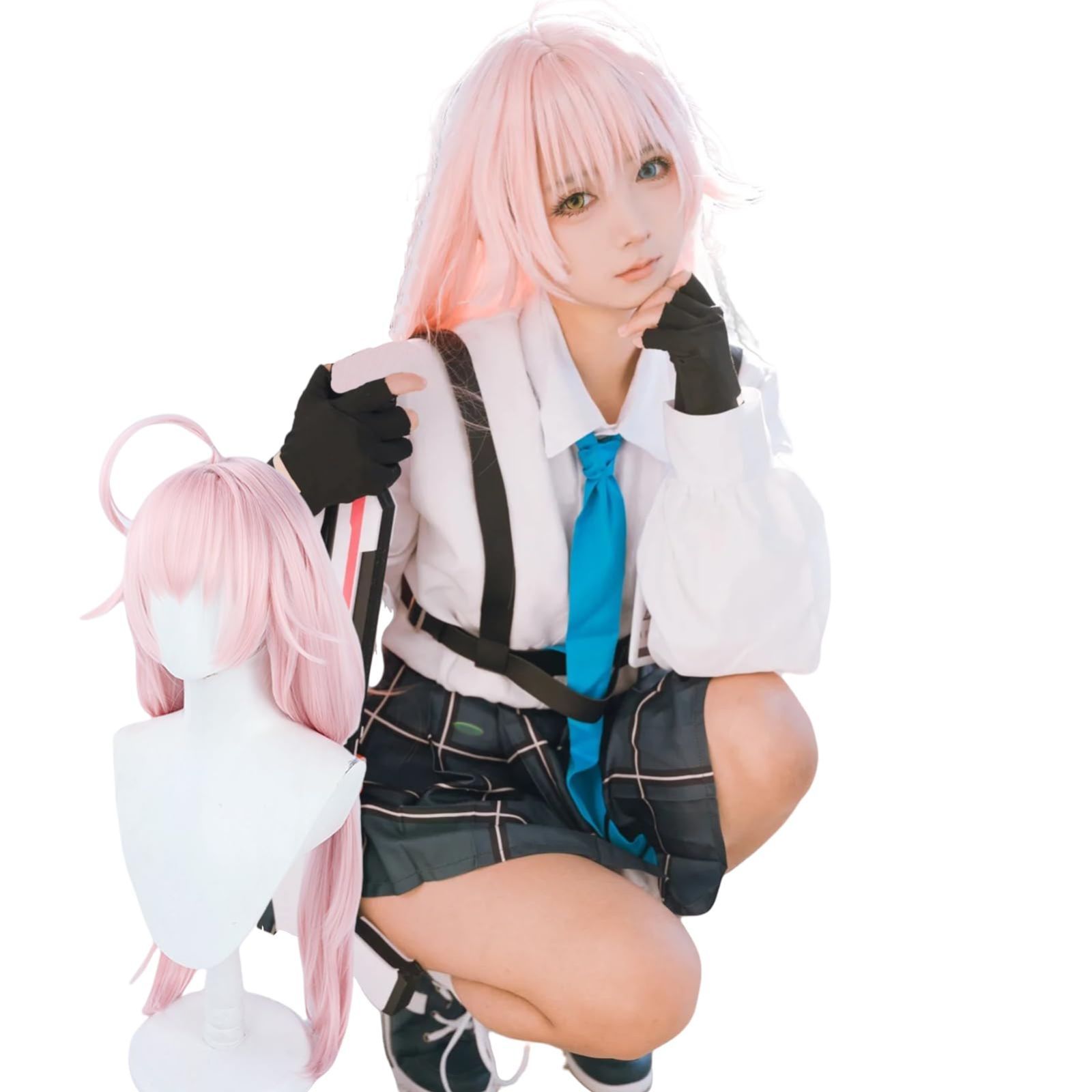 ブルーアーカイブ コスプレ 衣装 小鳥遊ホシノ アバドス高等学校 制服 たかなし ホシノ 戦闘服 変装 ウィッグ付き Blue Archive