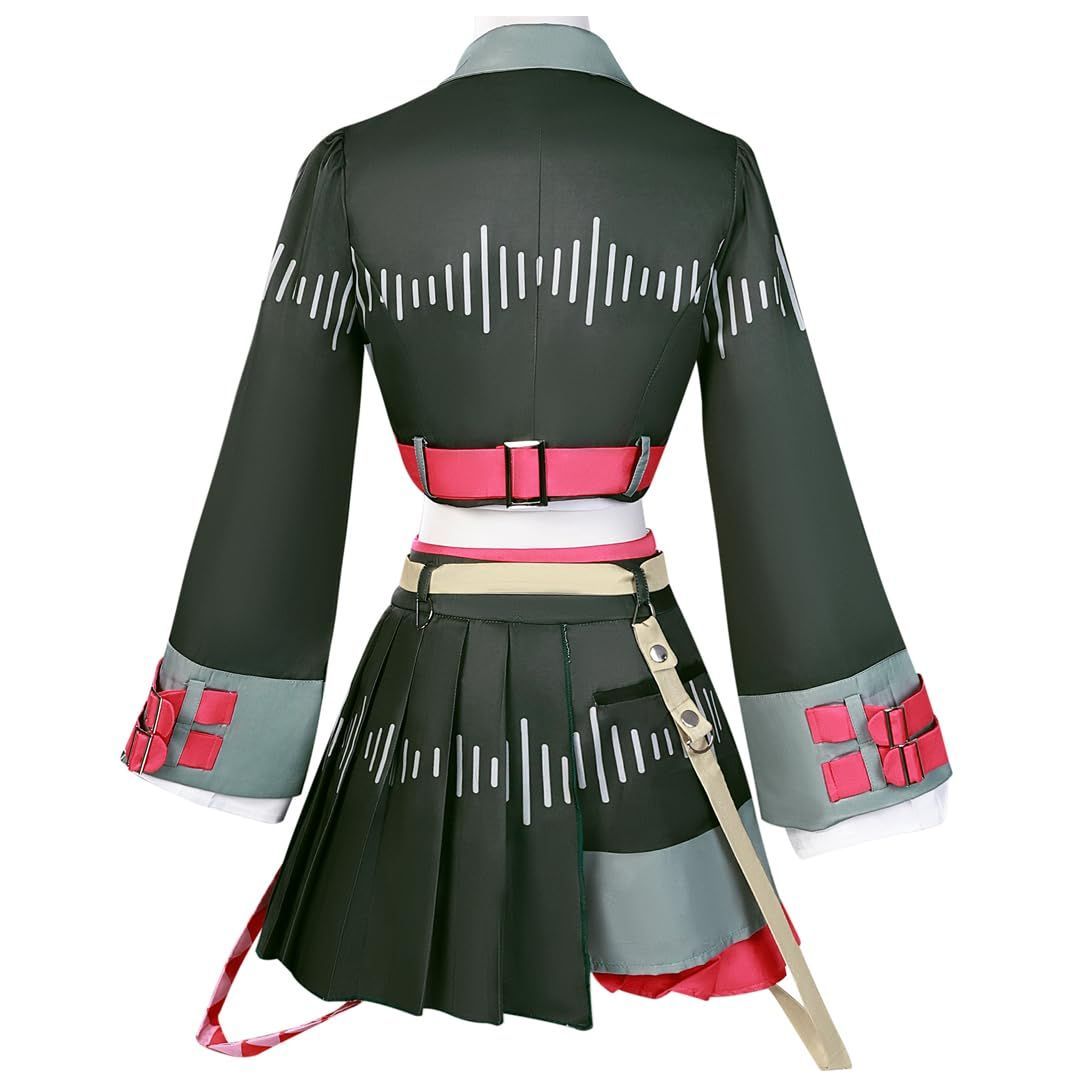 重音テト コスプレ衣装 グリーン バーチャルYouTuber VTuber cosplay 新衣装 変装 仮装 ウィッグ付き 学園