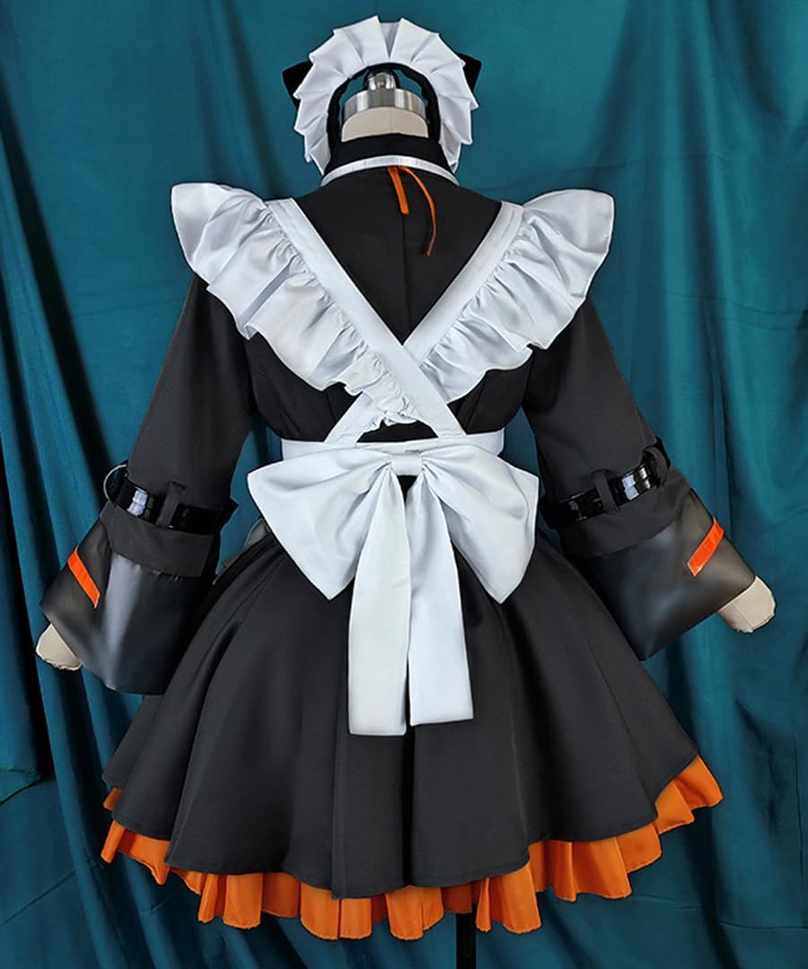 アルバーン ノックス コスプレ衣装 メイド服 バーチャルYouTuber VTuber cosplay 新衣装 変装 仮装 ウィッグ付き クリ
