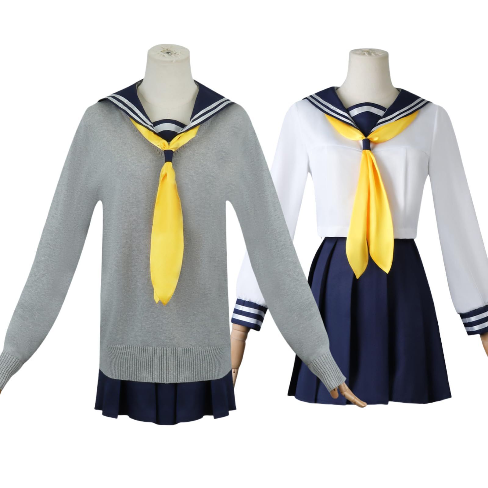 しかのこのこのここしたんたん コスプレ 鹿乃子のこ 衣装 虎視虎子 変装 猫山田根子 制服 馬車芽めめ セーラー服 虎視餡子 JK制