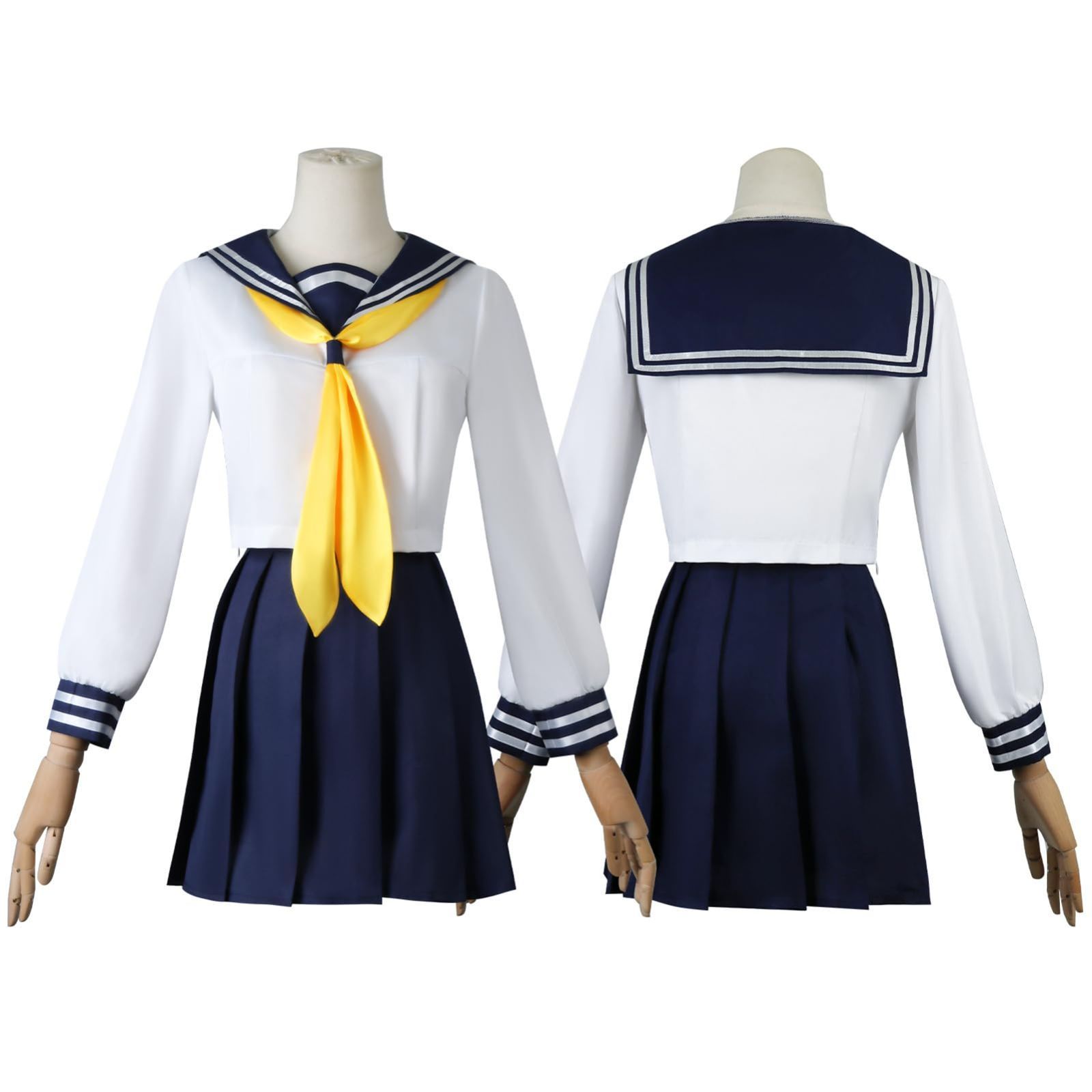 しかのこのこのここしたんたん コスプレ 鹿乃子のこ 衣装 虎視虎子 変装 猫山田根子 制服 馬車芽めめ セーラー服 虎視餡子 JK制