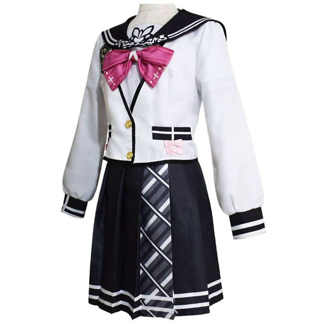 健屋花那 コスプレ衣装 制服セーラー服 バーチャルYouTuber VTuber cosplay 新衣装 変装 仮装 ウィッグ付き クリスマ