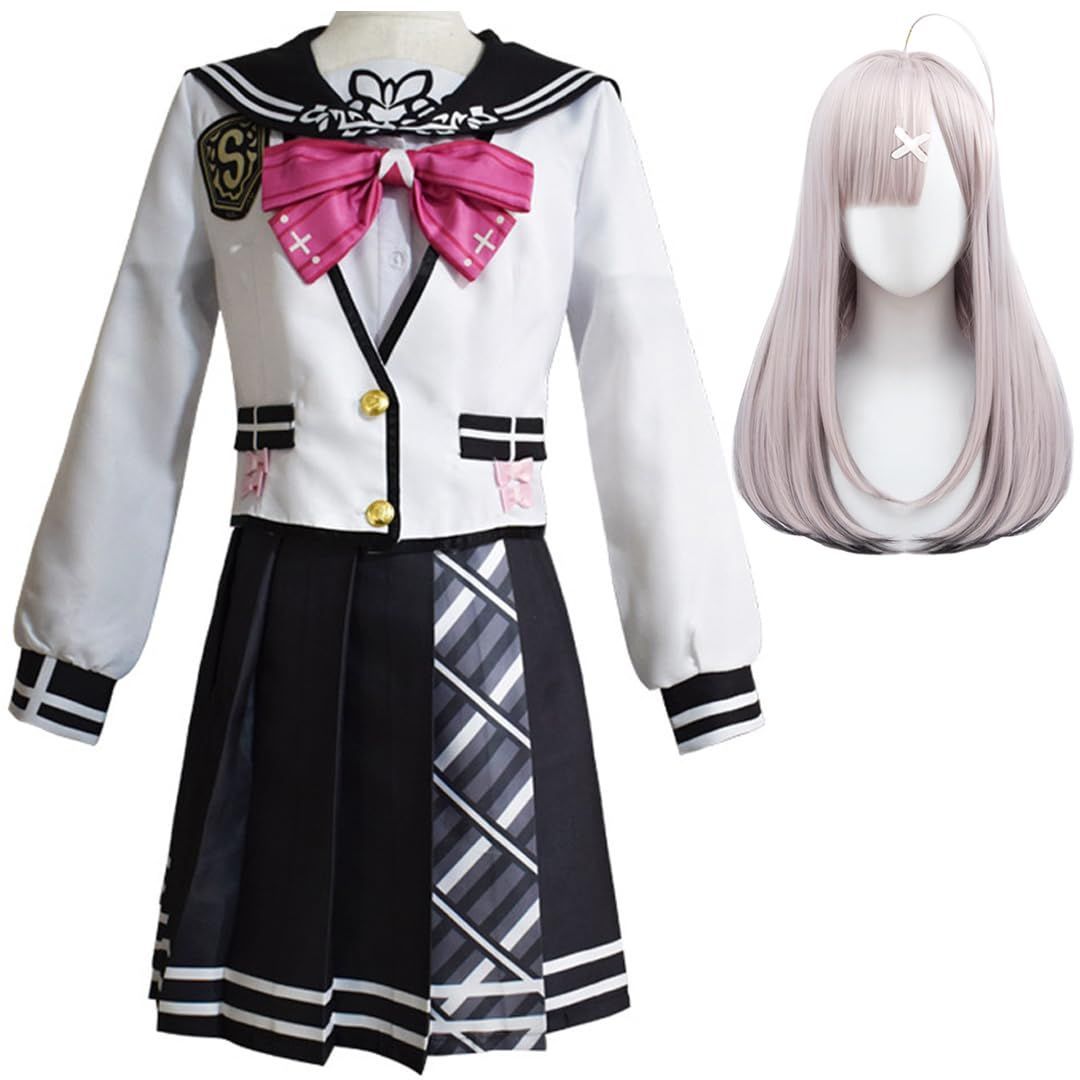 健屋花那 コスプレ衣装 制服セーラー服 バーチャルYouTuber VTuber cosplay 新衣装 変装 仮装 ウィッグ付き クリスマ