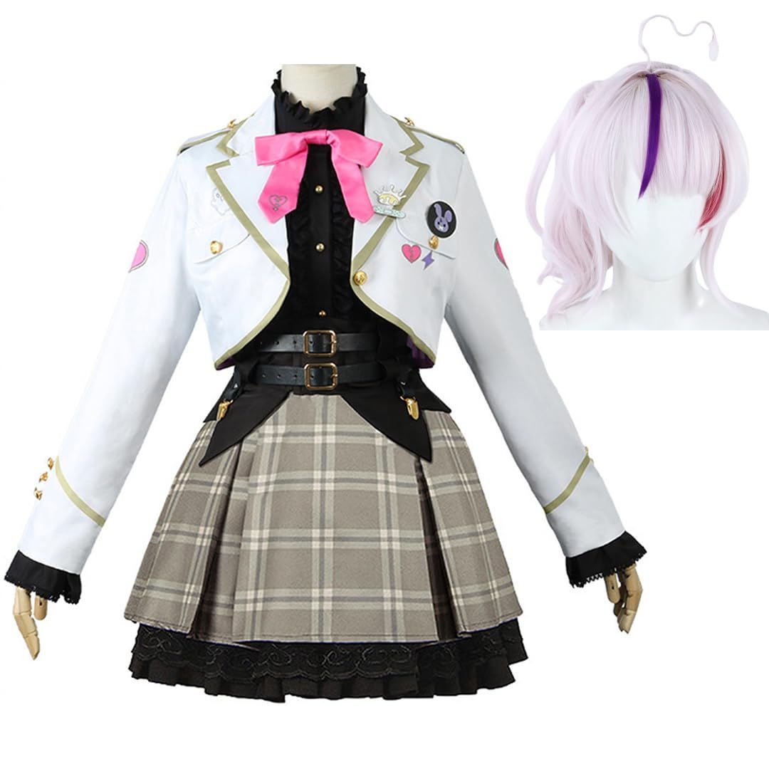 マリア マリオネット コスプレ衣装 制服 バーチャルYouTuber VTuber cosplay 新衣装 変装 仮装 ウィッグ付き クリスマ