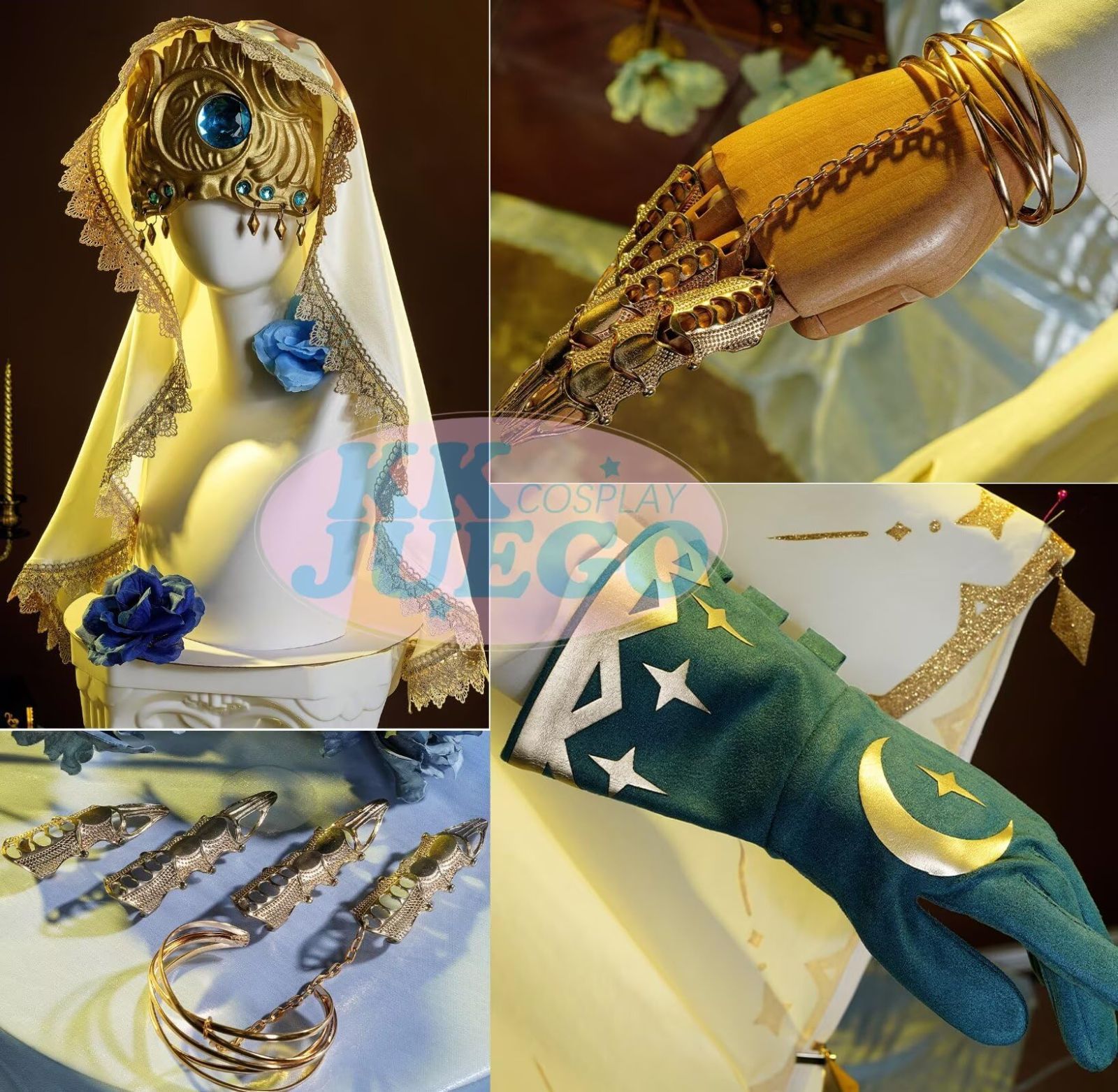 KKCOSPLAY コスプレ衣装 第五人格 占い師 イライ クラーク 月相 仮面付き 変装服 仮装 修学旅行 出演番組