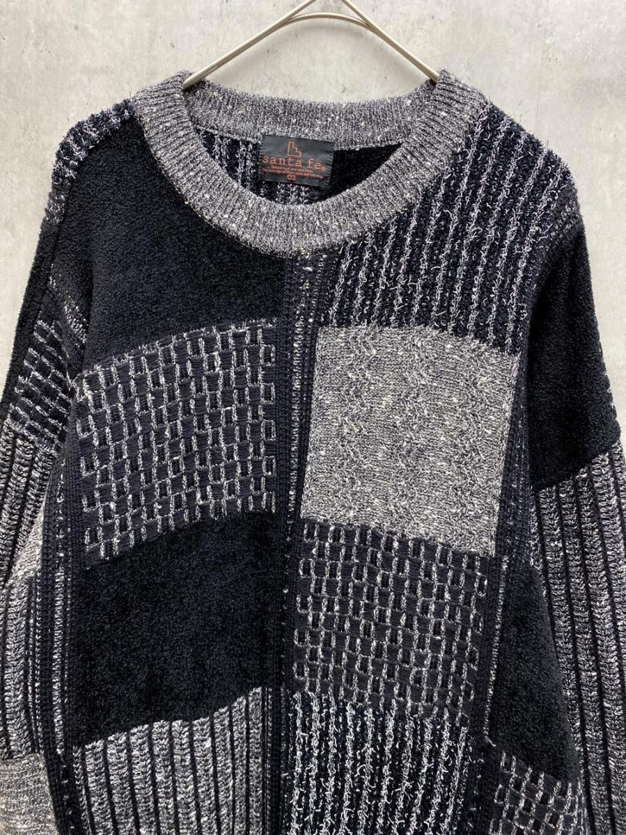 SANTAFE サンタフェ ニット セーター size03/黒 メンズ