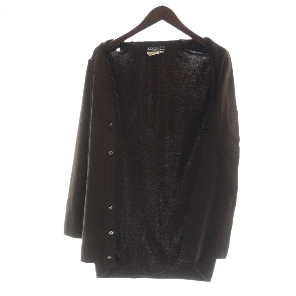 サルヴァトーレフェラガモ Salvatore Ferragamo ニットカーディガン V