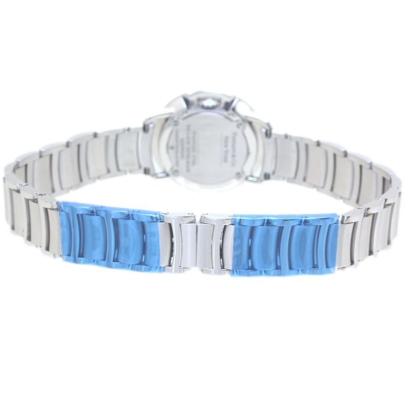  TIFFANY-Co. ティファニー ティファニーＴ ダイヤモンド 500本 磨き済 電池交換済 腕時計 レディース ステンレススチール 40213 腕時計(クォーツ) 腕時計(アナログ)