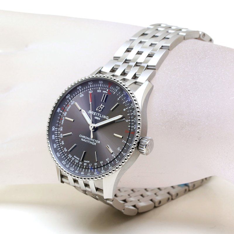 ブライトリング ナビタイマー オートマチック36 A 17327 腕時計 ボーイズ ステンレススチール 40212