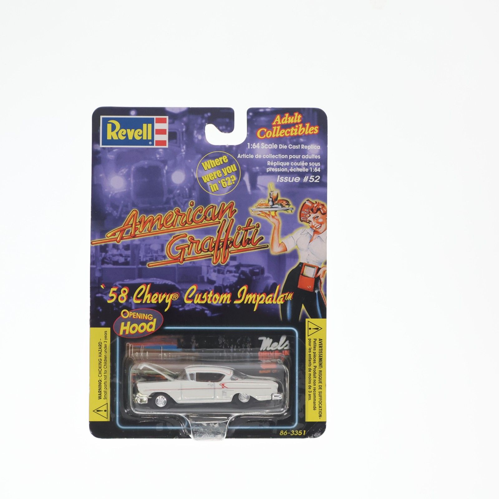 American Graffiti Issue #52 1/64 '58 Chevy Custom Impala 完成品