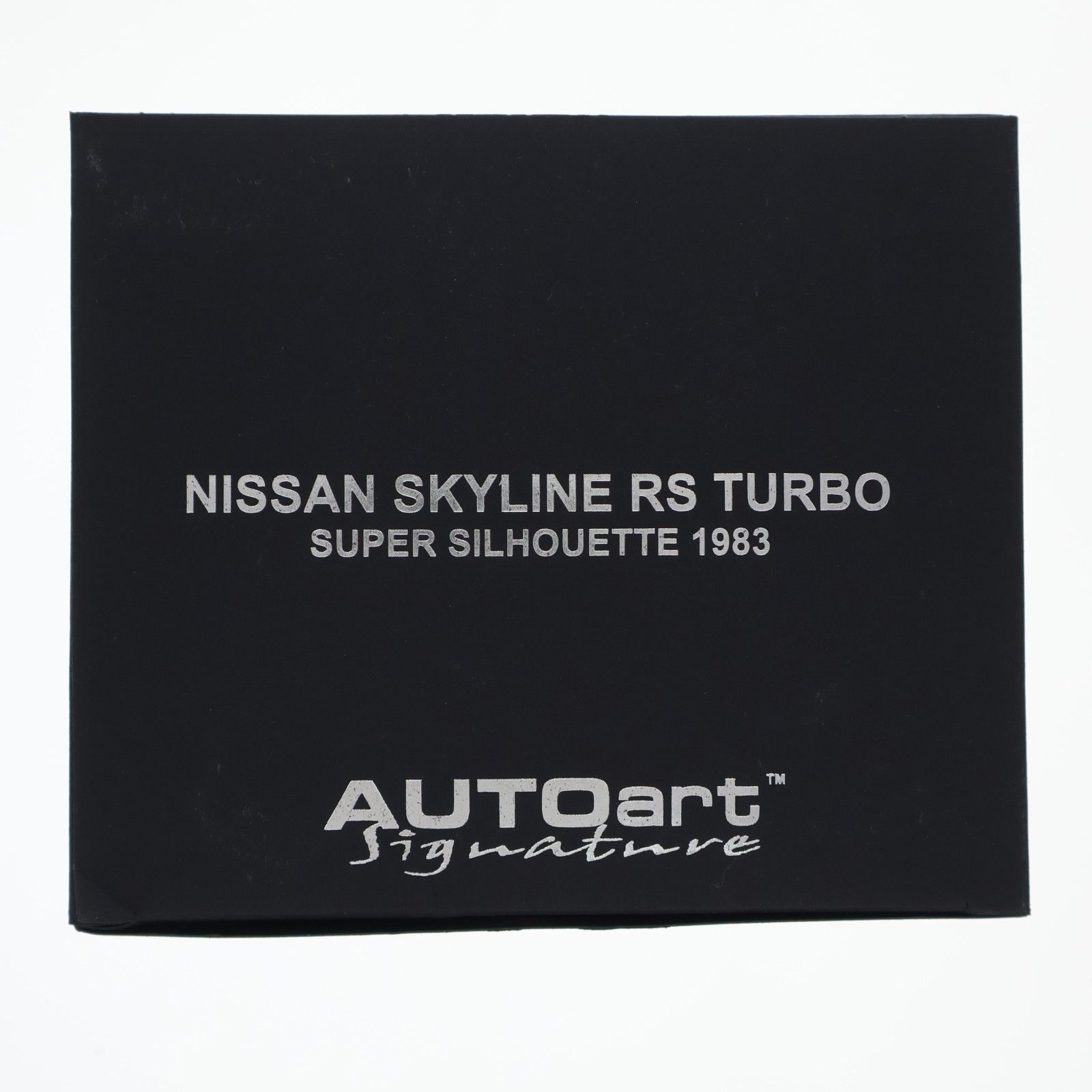 Signature 1 18 NISSAN SKYLINE RS TURBO SUPER スカイライン RSターボ スーパーシルエット 1983 11 レッド×ブラック 完成品 ミニカー 88376 AUTOart オートアート