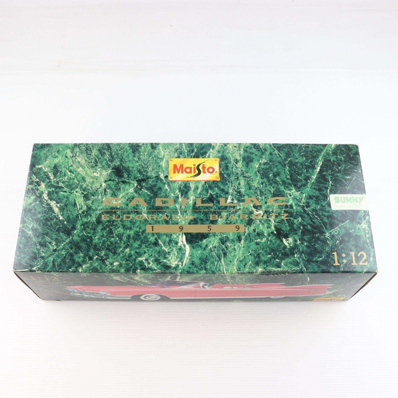 1 12 キャデラック エルドラド ビアリッツ 1959 ピンク 完成品 ミニカー 33202 Maisto マイスト