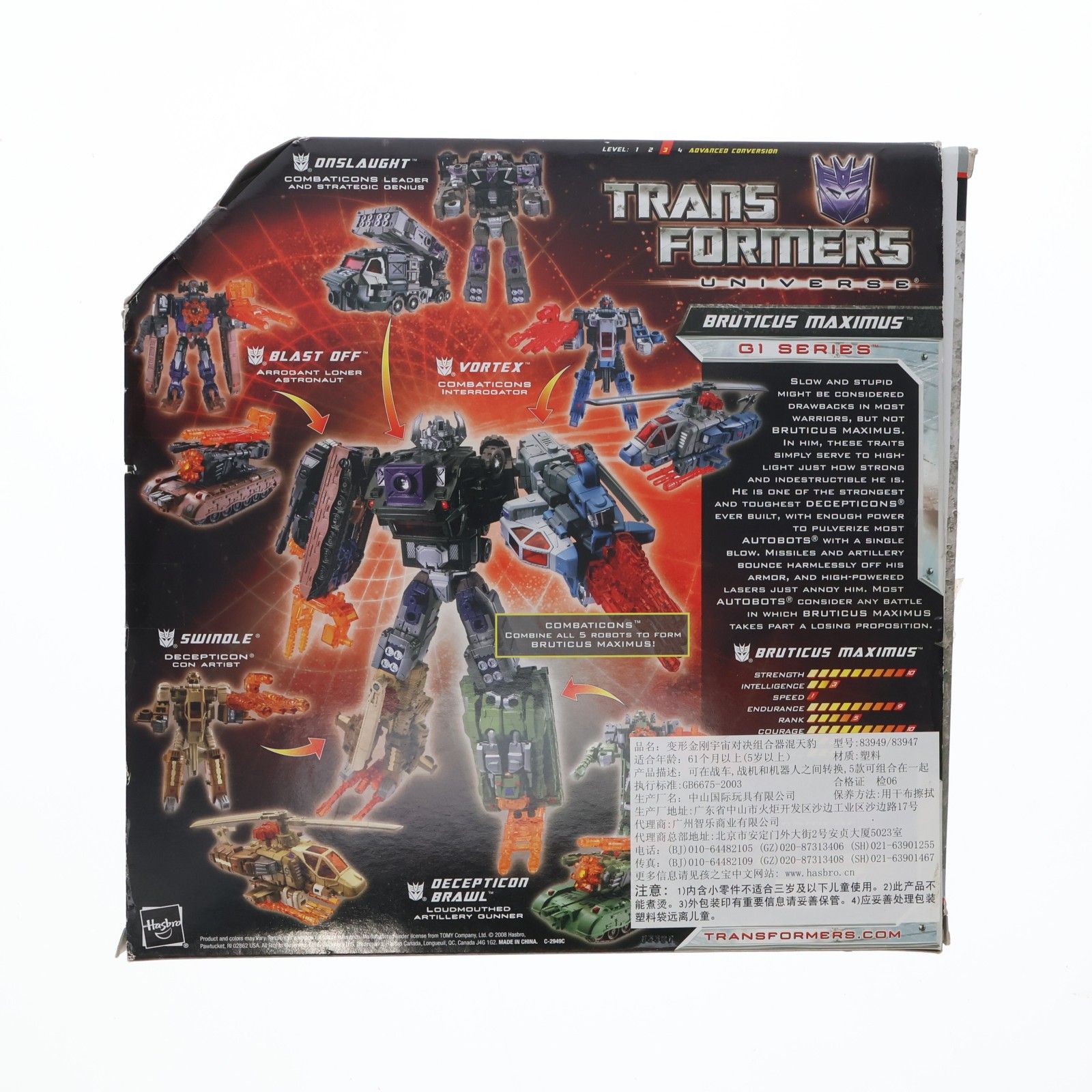 トランスフォーマー ユニバース ブルーティカス マキシマス 完成トイ