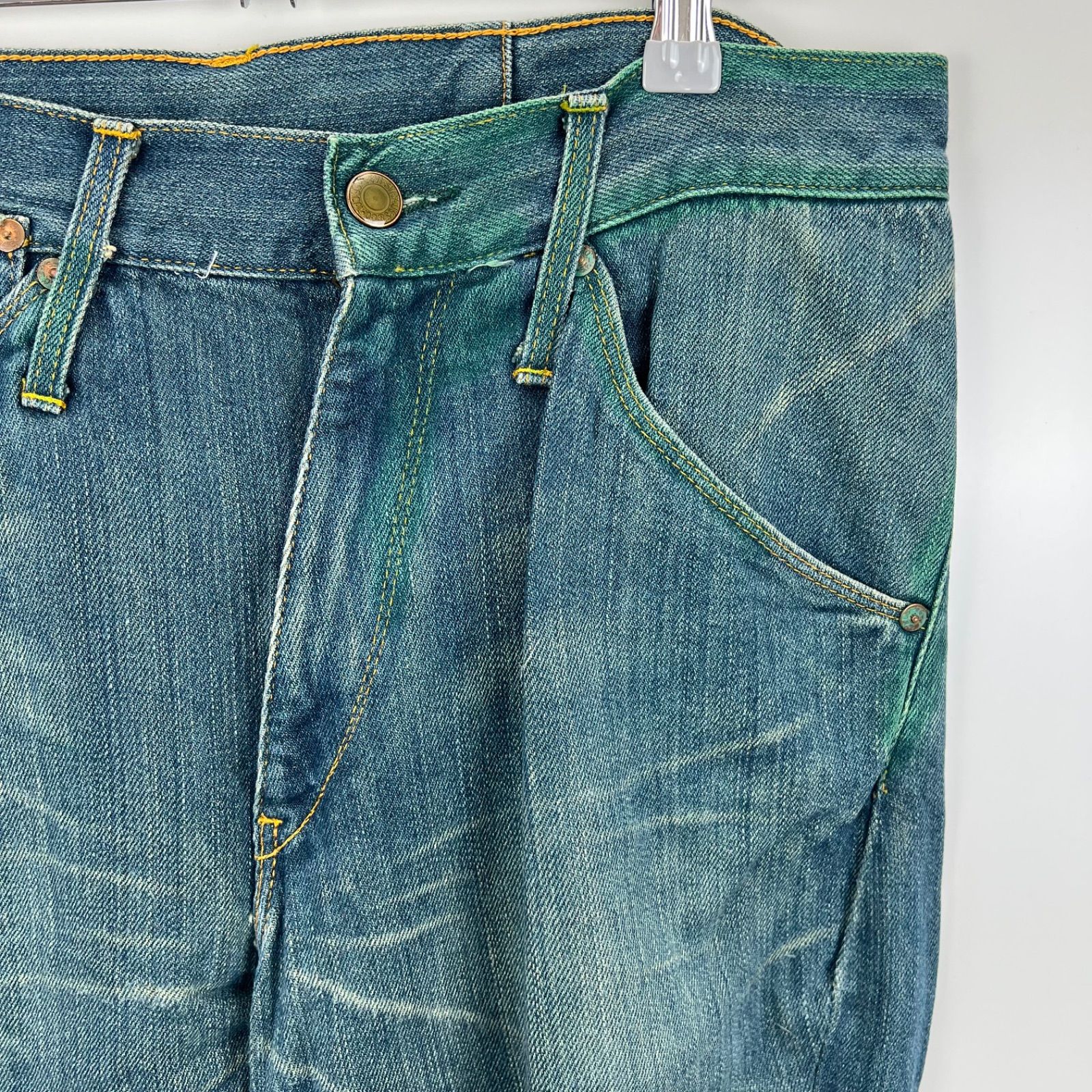 Levi's RED 00s 2002 italy archive Guys Warped Boot Cut Jeans 名作