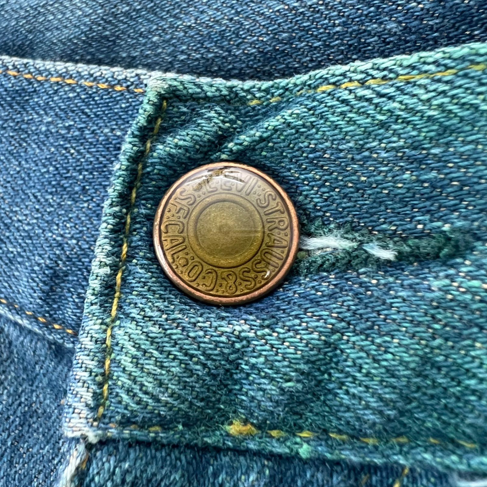 Levi's RED 00s 2002 italy archive Guys Warped Boot Cut Jeans 名作