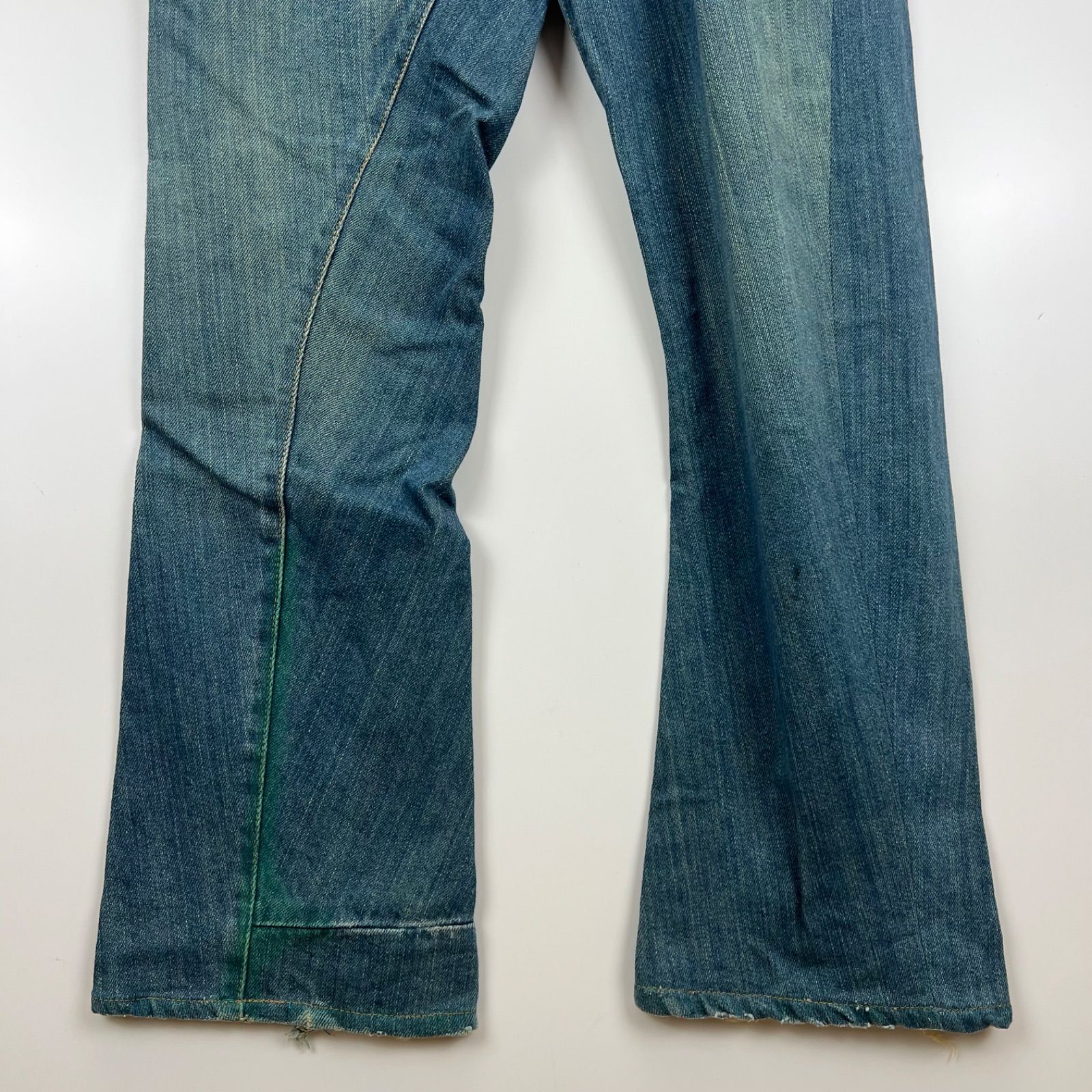Levi's RED 00s 2002 italy archive Guys Warped Boot Cut Jeans 名作