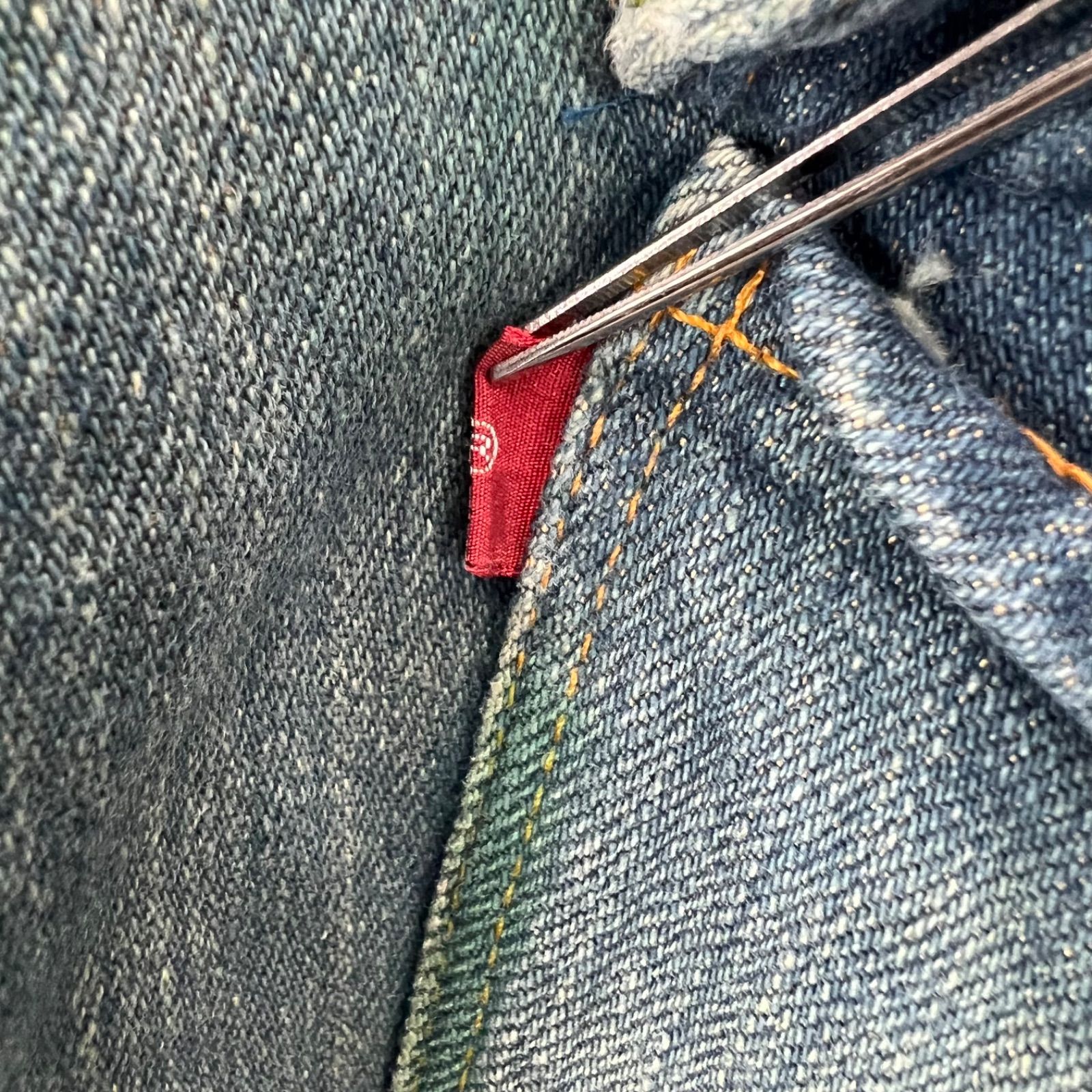 Levi's RED 00s 2002 italy archive Guys Warped Boot Cut Jeans 名作