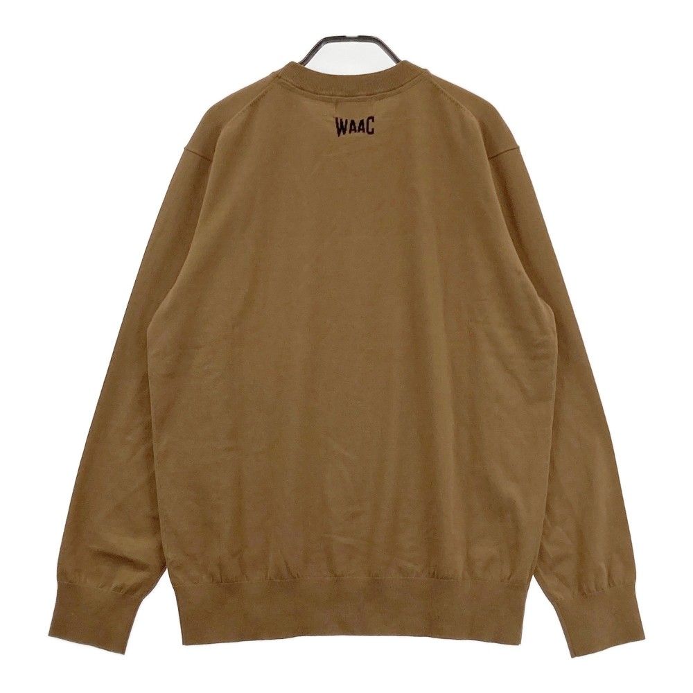 サイズ：M WAAC ワック 072244720 2024年 ニット セーター ブラウン系
