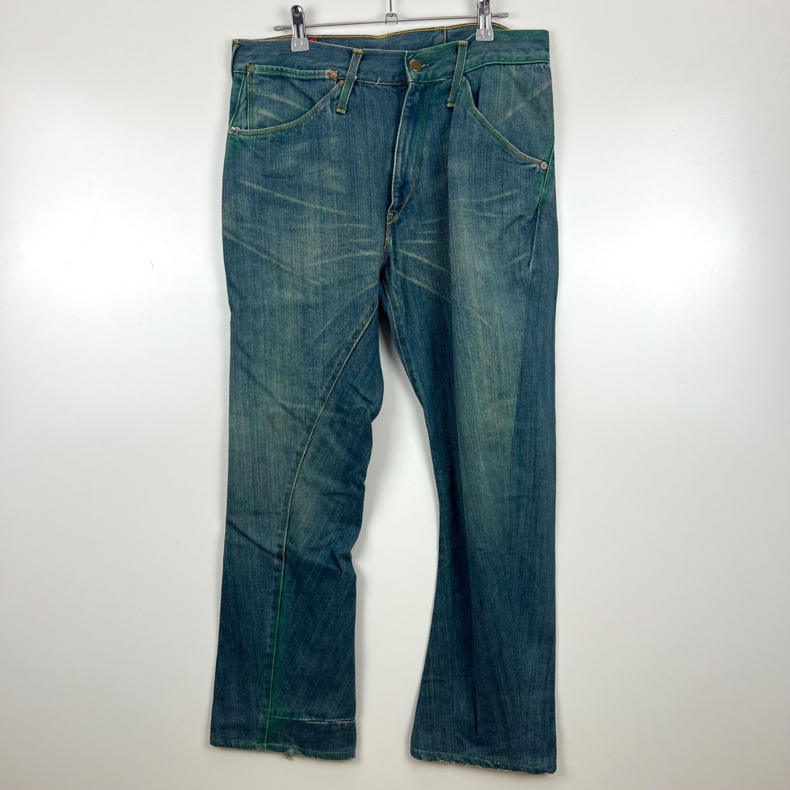 Levi's RED 00s 2002 italy archive Guys Warped Boot Cut Jeans 名作