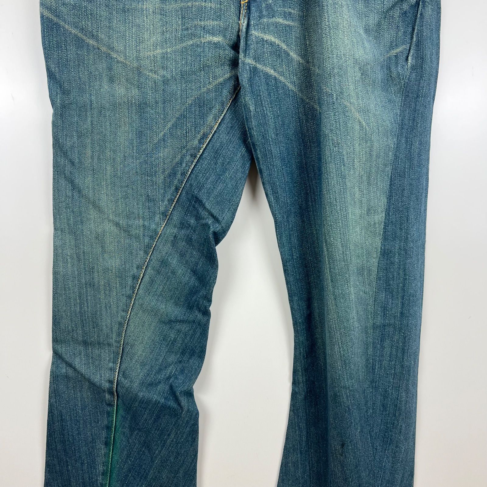Levi's RED 00s 2002 italy archive Guys Warped Boot Cut Jeans 名作
